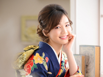 成人式におすすめの髪型ハーフアップ