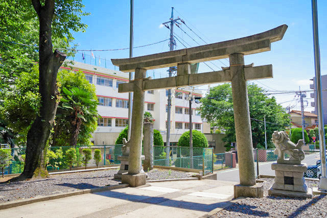 七郷神社の鳥居