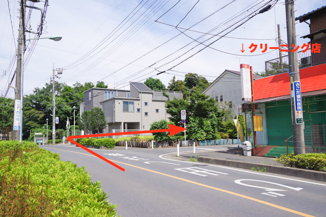 七郷神社への道案内