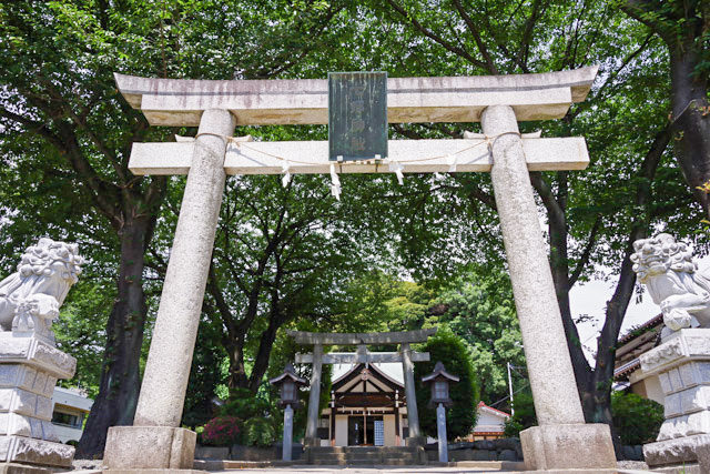 七郷神社の鳥居