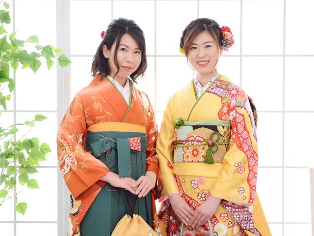 卒業袴＆成人式のお祝い姉妹記念撮影♪(川口市のお客様)