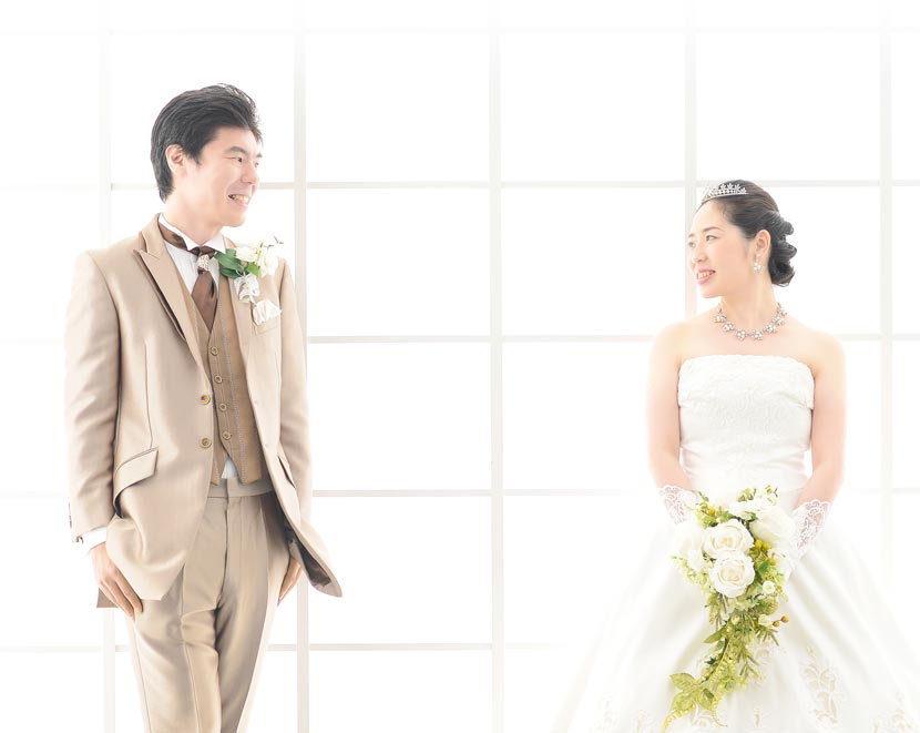 幸せ洋装ウエディング撮影でご夫婦は大満足♪(和光市のお客様)