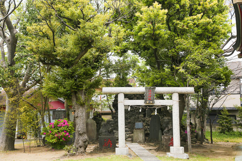 お宮参り・七五三におすすめ千葉県浦安市稲荷神社鳥居