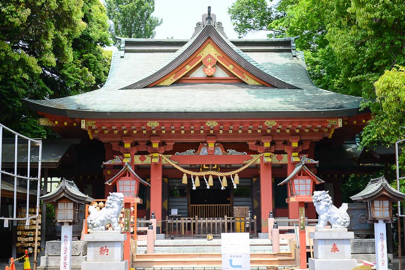 お宮参り・七五三におすすめ埼玉県川口市 前川神社拝殿