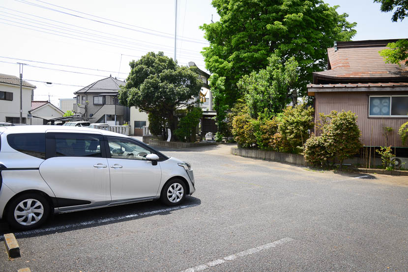 お宮参り・七五三におすすめ埼玉県川口市 前川神社駐車場