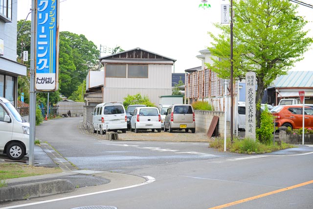 武蔵第六天神社への参道