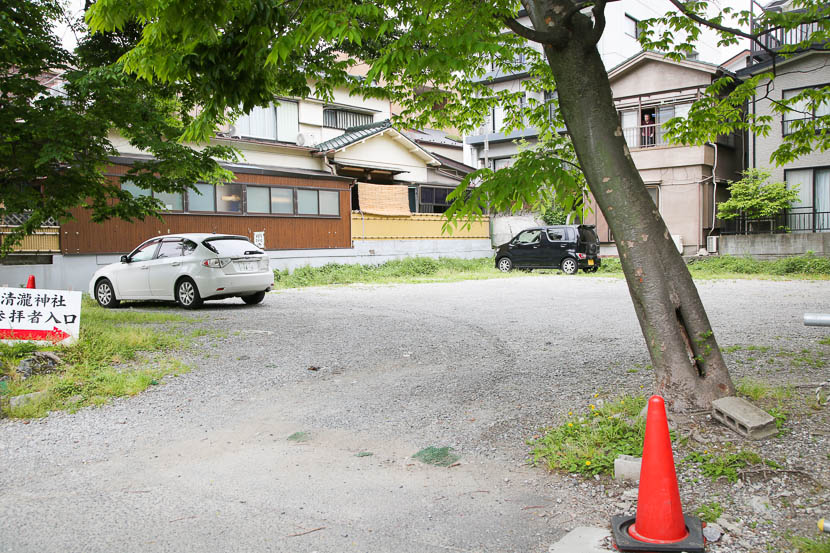 お宮参り・七五三におすすめ千葉県浦安市 清瀧神社駐車場