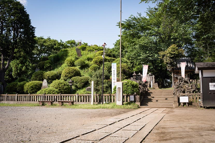 お宮参り・七五三におすすめ埼玉県志木市本町 敷島神社の富士塚