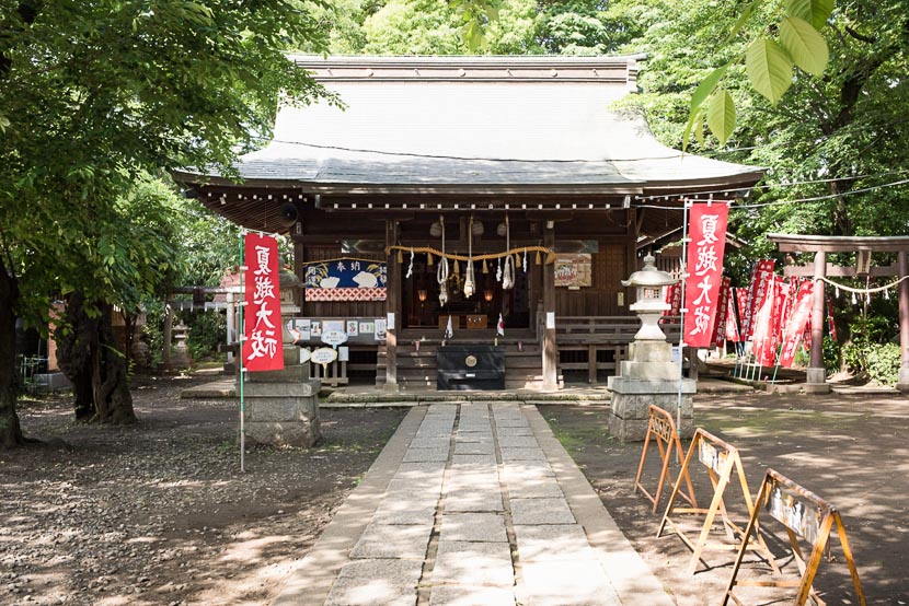 お宮参り・七五三におすすめ埼玉県志木市本町 敷島神社の拝殿